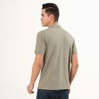 Men's Light Sage Green Polo Neck Casual T-Shirt, हल्का हरा, small image number null