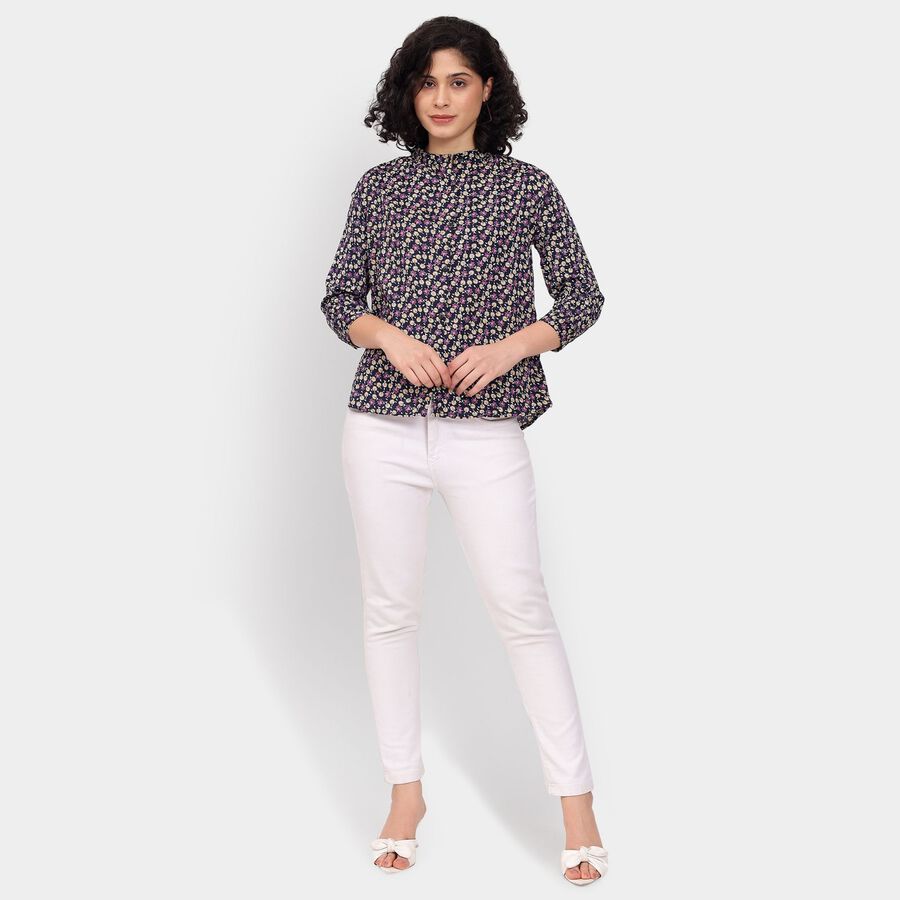 Ladies' Shirt, Navy Blue, large image number null