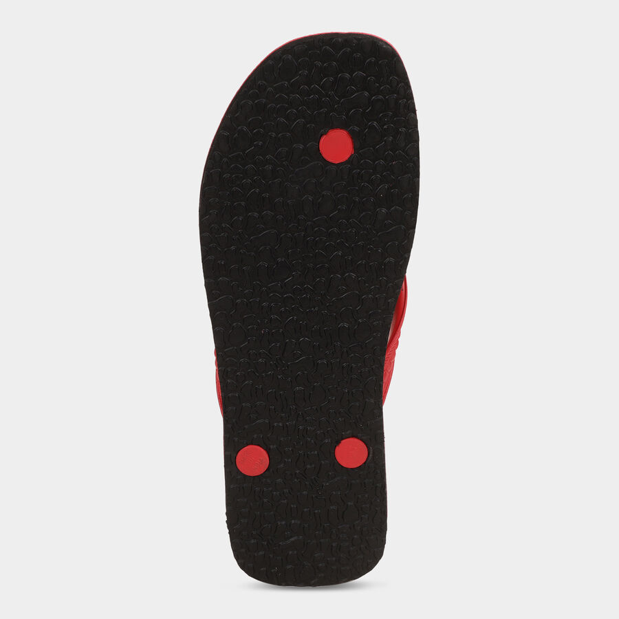 Men's Slippers, Red, large image number null