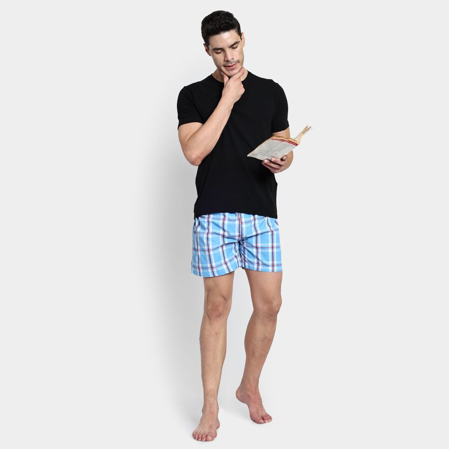 Men's Boxers, Mid Blue, large image number null