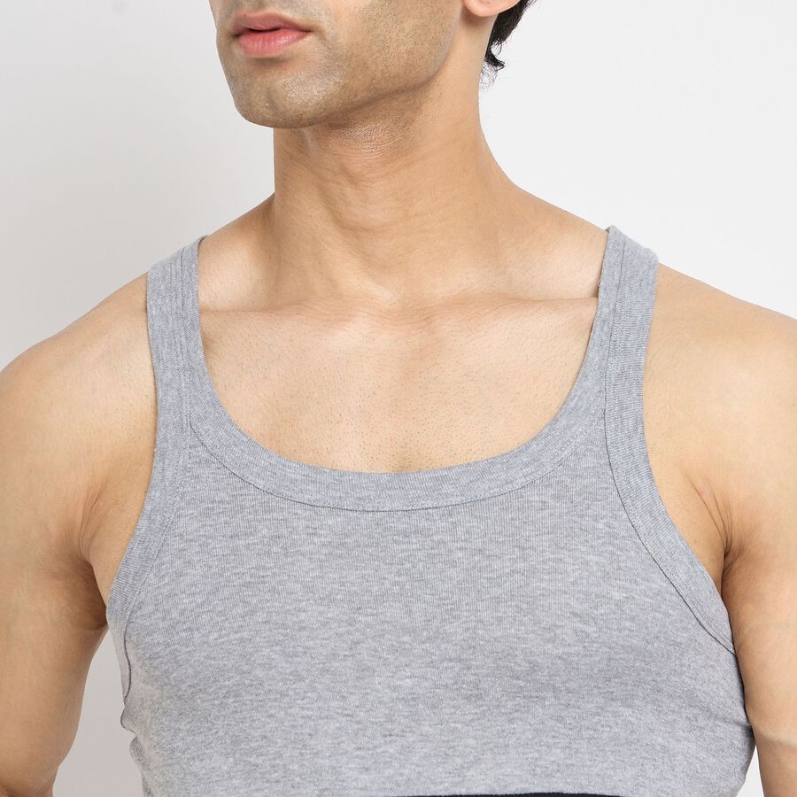 Men's Gym T-Shirt, मिश्रित हल्का ग्रे, large image number null
