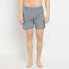Men's Boxers, Navy Blue, small