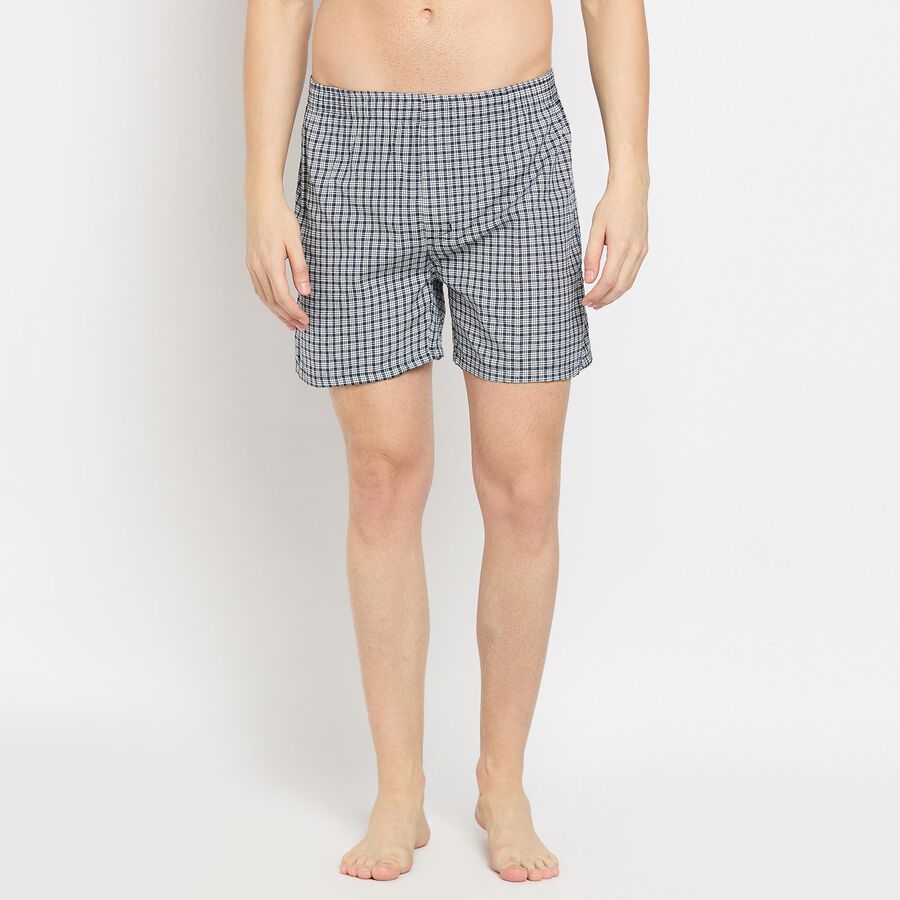 Men's Boxers, Navy Blue, large