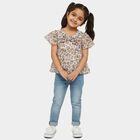 Girls' T-Shirt, गहरा पीला, small
