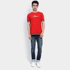 Solid Round Neck T-Shirt, Red, small image number null