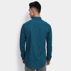 Men's 100% Cotton Casual Shirt, Dark Green, small image number null