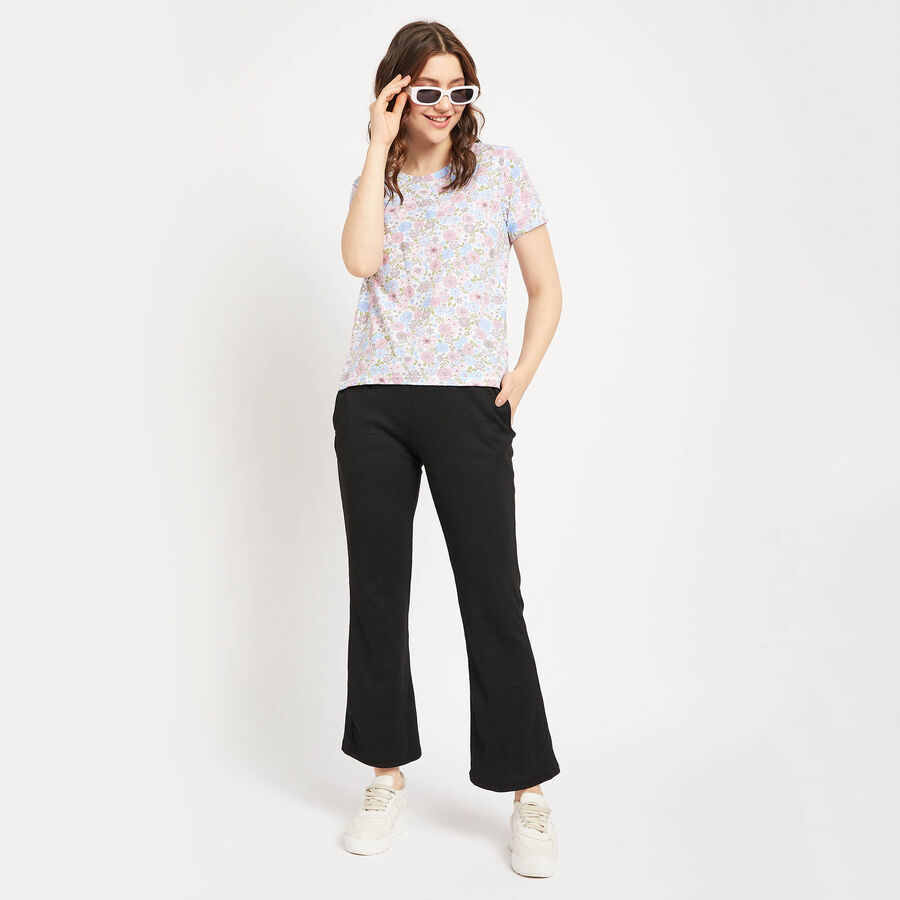 Solid Joggers, काला, large image number null
