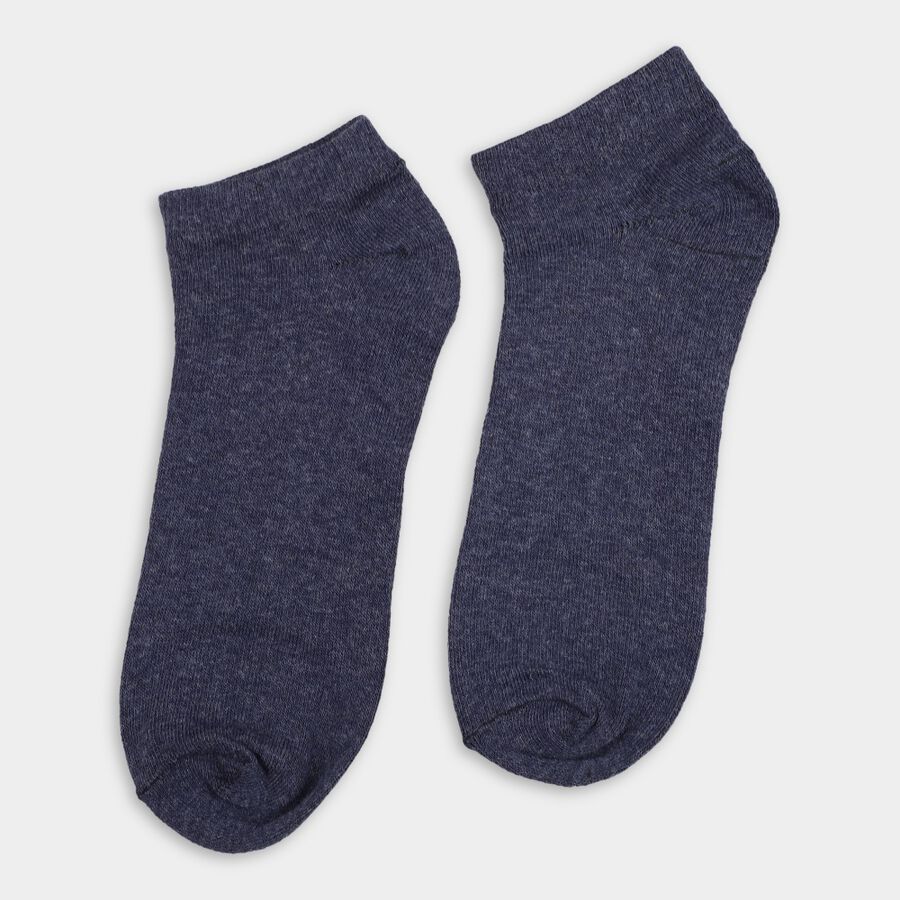 Men's Socks (Pack of 3), Navy Blue, large