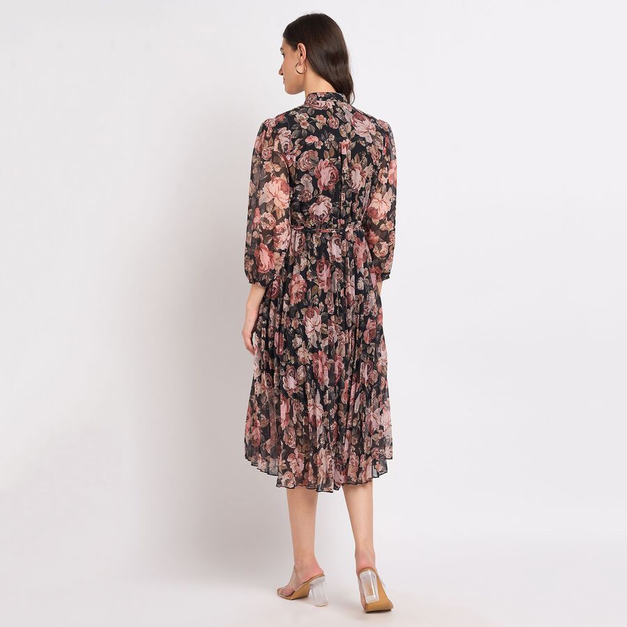 Ladies' Dress, काला, large image number null
