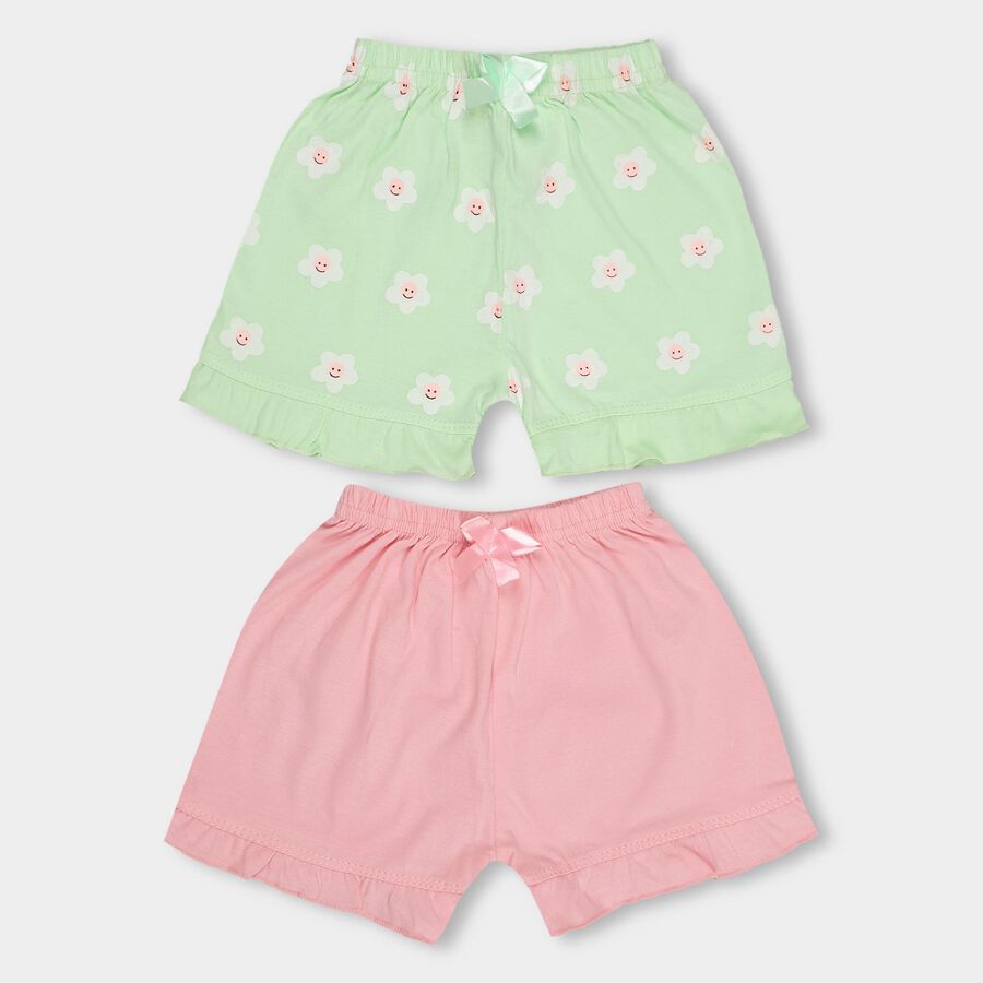 Infants' 100% Cotton Half Pant, गुलाबी, large image number null