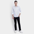 Cotton Stripes Casual Shirt, White, small image number null