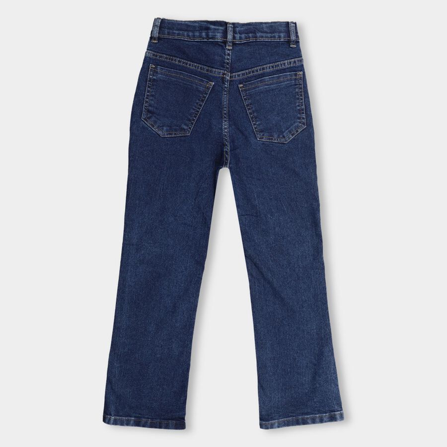 Girls' Jeans, Mid Blue, large image number null