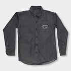 Boys Dusty Charcoal Black Classic Casual Shirt, काला, small image number null