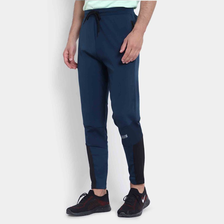 Cut & Sew Track Pants, Teal Blue, large image number null