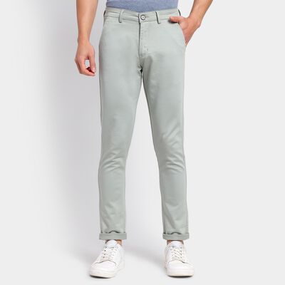 Men's Slim Fit Casual Trousers 