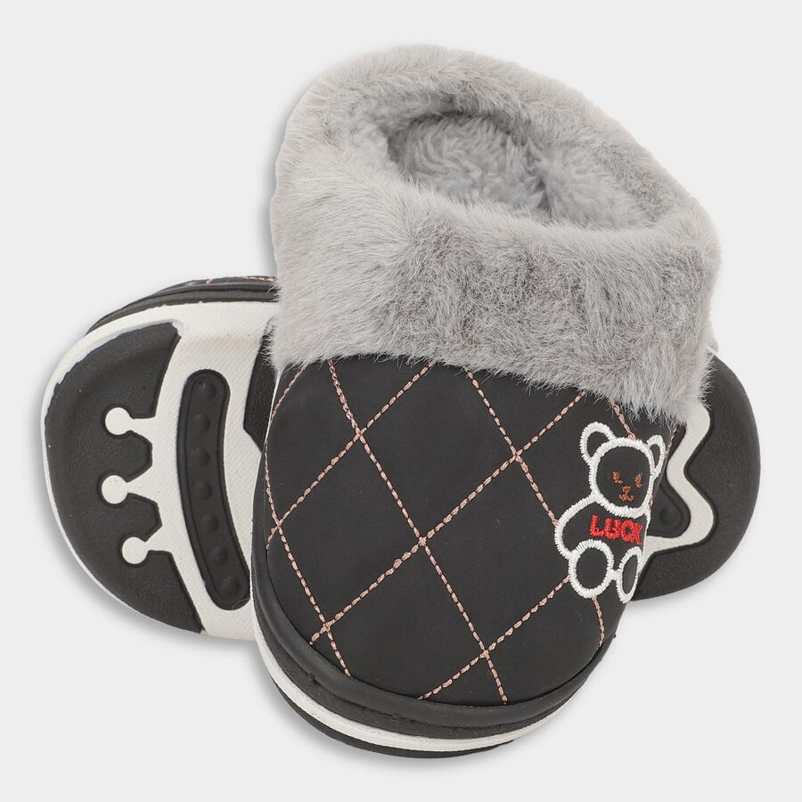 Kids' Winter Slipper, Black, large image number null