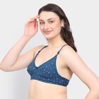 Ladies' Bra , Teal Blue, small