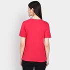 Ladies' Round Neck T-Shirt , Fuchsia, small image number null