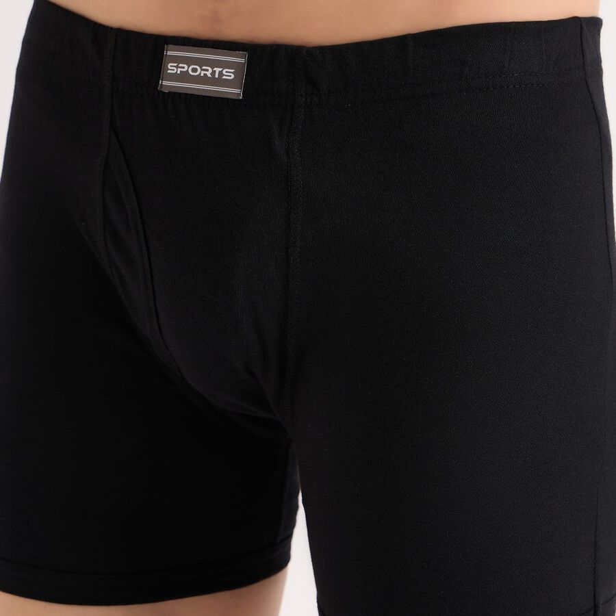 Men's Cotton Trunk, Black, large image number null
