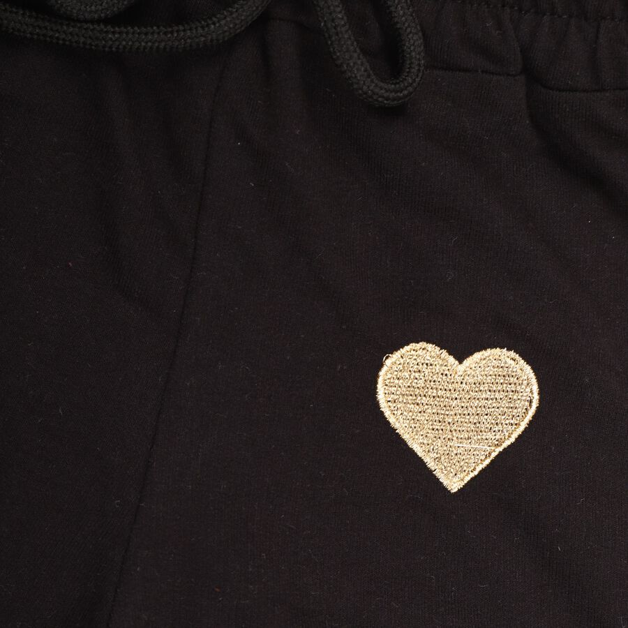 Girl's Pyjama, Black, large image number null