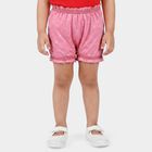 Girls Pink Regular Fit Star Printed Bloomer Shorts, गुलाबी, small