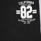 Boys Cut & Sew Pyjama, Black, small image number null