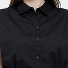 Ladies' 100% Cotton Shirt , Black, small image number null