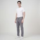 Men's Grey Straight Fit Classic Jeans, Light Grey, small