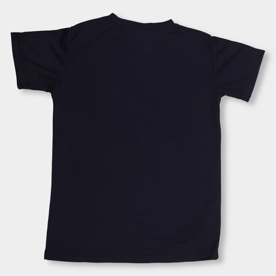 Boys' Half Sleeves T-Shirt , Navy Blue, large image number null