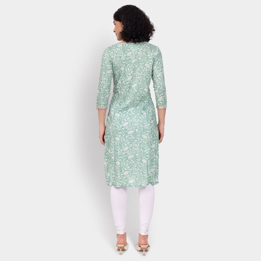 Ladies' Kurta, हल्का हरा, large image number null