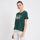 Round Neck T-Shirt, Olive, small image number null