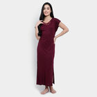 All Over Print Nighty, Wine, small image number null