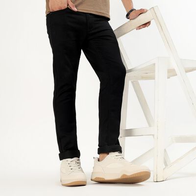 Men's Dark Indigo Skinny Fit Five-Pocket Jeans