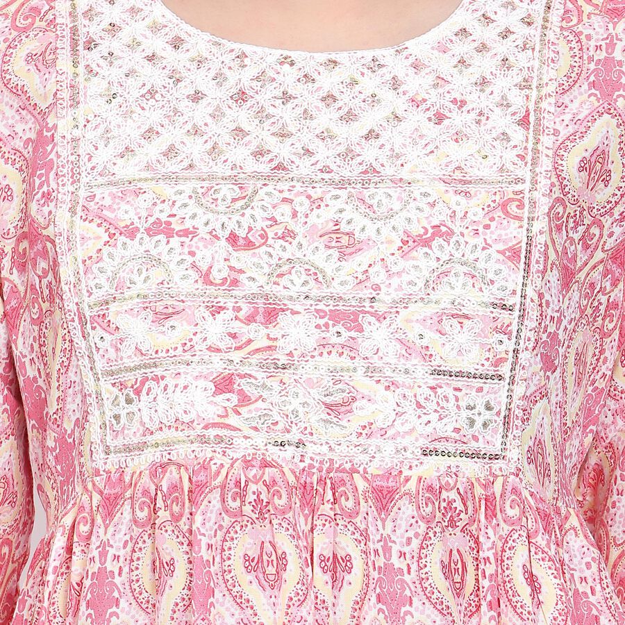 Ladies' Ethnic Set , गुलाबी, large image number null