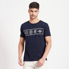 Round Neck T-Shirt, Navy Blue, small image number null