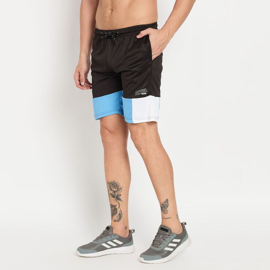 Men's Bermudas, मध्यम नीला, large image number null