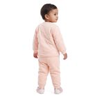 Infants' Pink Round Neck Lounge Hipster Set, Light Pink, small