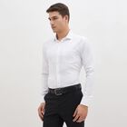Men's Snow White Classic Formal Shirt, White, small