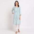 Ladies' Kurta, हल्का ग्रे, small image number null