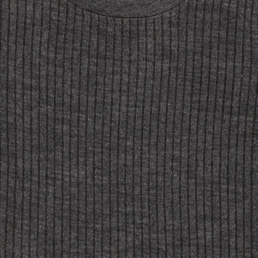 Boys Charcoal Grey Round Neck Thermal, चारकोल, large image number null