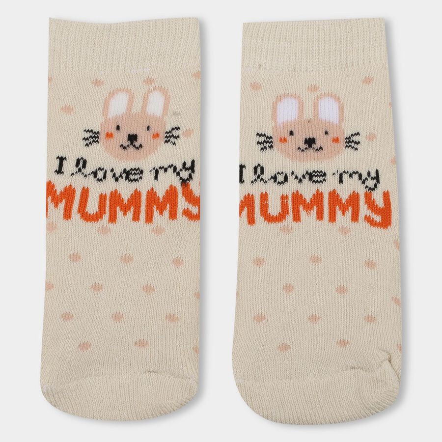 Infants' Socks (Pack of 2), Off White, large image number null