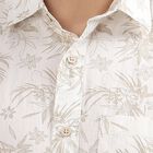 Men's 100% Cotton Casual Shirt, Off White, small image number null