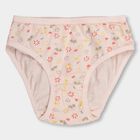 Girls' 100% Cotton V-Cut Panty, Coral, small image number null