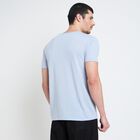 Men's Round Neck Half Sleeves T-Shirt, Sky Blue, small image number null