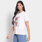Ladies' Round Neck T-Shirt, हल्का गुलाबी, small image number null