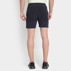 Cut & Sew Regular Length Bermuda, Navy Blue, small image number null