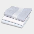Men's 100% Cotton Hanky, गहरा ग्रे, small
