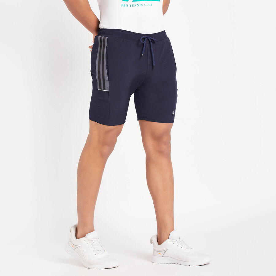 Cut & Sew Active Bermuda, Navy Blue, large image number null