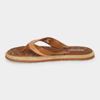 Women's Beige Toe-Post Flip-Flop Slippers, Beige, small
