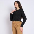 Ladies'  Crop  Top, Black, small image number null